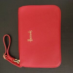 Harrods Wristlet - Red